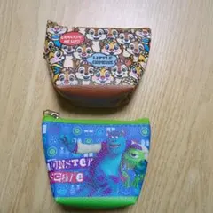 リトルチップマンクス＆モンスターズ・インク ポーチセット