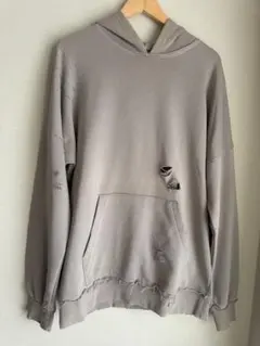 CRISPYDUCK ダメージ加工 プルオーバーパーカー