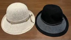 レディース　帽子2点セット販売