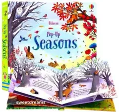 Usborne pop-up book Seasons しかけ絵本　英語絵本