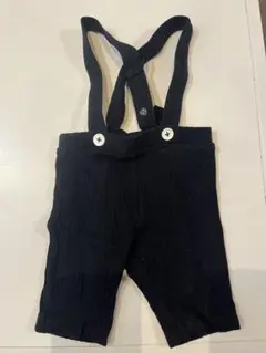 ＊petitmain サロペット 黒 80cm