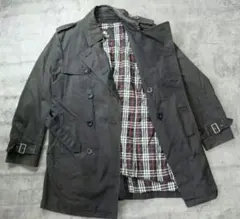 バーバリーブラックレーベル トレンチ ベルト ノバチェック ベルト付き