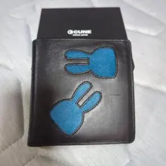 CUNE■ウサギ二つ折り財布■ウォレット■新品未使用 ドット二つ折りラウンドジップウォレット｜ウサギがいる｜CUNE