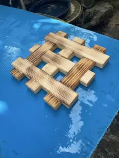 木製 格子状 インテリア小物