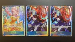 ワンピースカード　レベッカsr サボsr 3枚セット