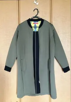 graniph チェスターコート 柔らかい素材 カーキ グリーン Lady F