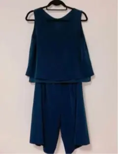 ノースリーブブラウス&ガウチョパンツ セットアップ