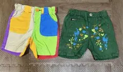 【美品◎即発送】80サイズ ハーフパンツ2点セット