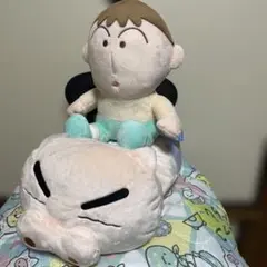 ぼーちゃんぬいぐるみ　ぶりぶりざえもんティッシュケースセット