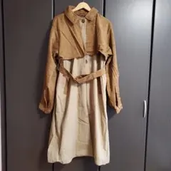 フォルクシー folksy. フライヨーク トレンチコート ベルト付 ロング F