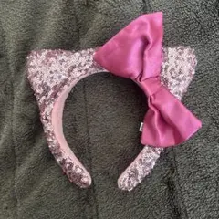 ユニバ　カチューシャ　ハローキティー　ピンク　キラキラ