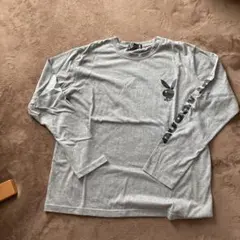PLAYBOY 長袖カットソー グレー LL
