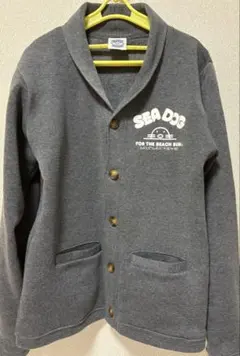 SEA DOG グレー フリースカーディガン