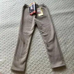 長ズボン　新品未使用　100 ベージュ　無地　タグ付き　裏起毛