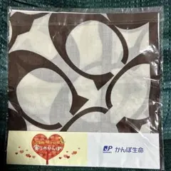 かんぽ生命ノベルティ　COACH オリジナルハンカチ