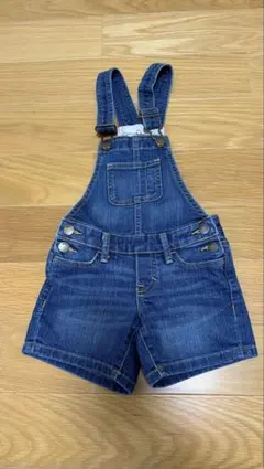 GAPkids 110cm デニムショートオーバーオール