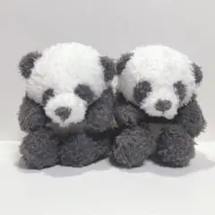 【2点セット】ジェラートピケ　パンダ　ぬいぐるみ