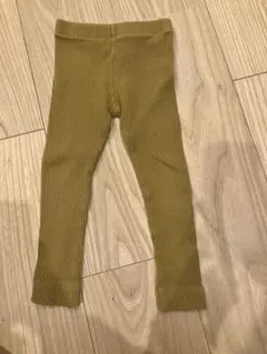 cottonmill リブ編みボトムス 5サイズ マスタード