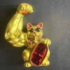 金色の招き猫 サングラス付き