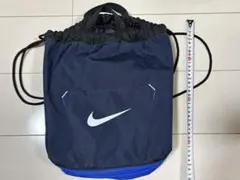 NIKE ナップサック 2層式 リュック ネイビー ブルー