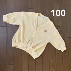 mimorandカーディガン 100cm イエロー