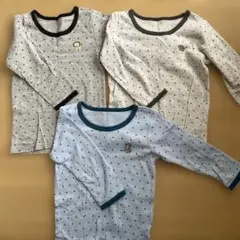 長袖肌着 星柄シャツ 95cm