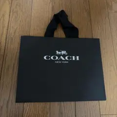 COACH ブラック 紙袋 中型