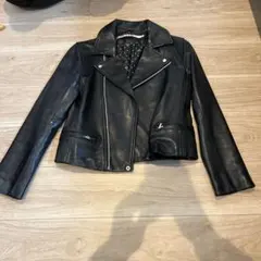 NIKO AND... ブラック ライダースジャケット サイズ3
