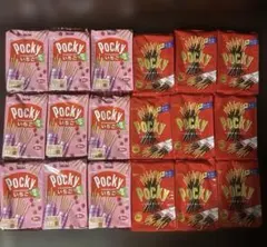 お菓子まとめ売り ポッキー ポッキーいちご 合計18袋セット