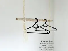 流木のお洒落なLongハンガー⁎✧✧ナチュラル 西海岸インテリア ウォール