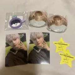 TXT ヒュニンカイ フムニャリン ヘアクリップ 缶バッジ トレカ
