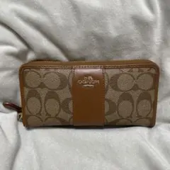 COACH 長財布 ブラウン
