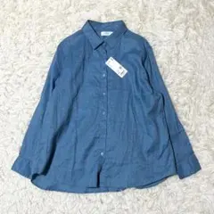 新品タグ付き　ユニクロ　プレミアムリネンシャツ　3XL 大きいサイズ