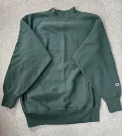 Champion Reverse Weave トレーナー L ダークグリーン