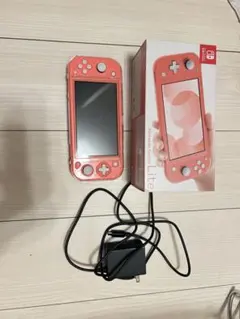 Nintendo Switch Lite ピンク 本体　透明カバー付き