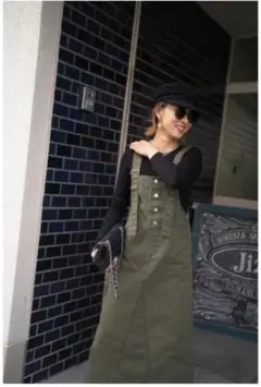 BayBee military salopette skirt