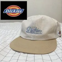 Dickies ディッキーズ キャップ ストライプ ロゴ刺繍 ベージュ帽子 古着のサムネイル