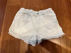 子供 ショートパンツ BREEZE 130cm 凄く薄い水色