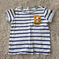 【即決】DOUBLE.B ストライプ Tシャツ 100サイズ