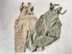 BREEZE monpoke ベビー用オーバーオール　2点セット　90サイズ