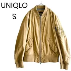 UNIQLO ユニクロ MA1 ブルゾン シンプル カジュアル S b046