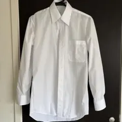 ホワイト 長袖ワイシャツ 37-80