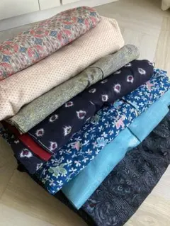 リメイク用　まとめ着物　7枚　様々な素材と色