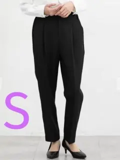 美ージーテーパードパンツ ハニーズ 黒　Sサイズ