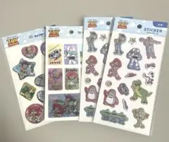 ディズニー　トイストーリー　ウォーターシール　ふわふわシール　3Dシール　セリア