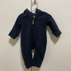 H&M フリースロンパース 1-2month