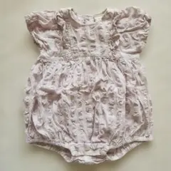 ジェラートピケ　薄紫ロンパース　70cm