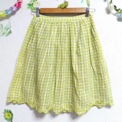 ロペピクニック　チェック　スカート