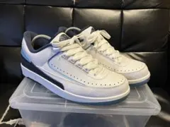 Nike AirJordan2 Retro Low/WHITE UNC BLUE
