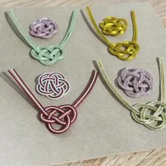 水引細工　水引飾り　パーツ　ハンドメイド材料